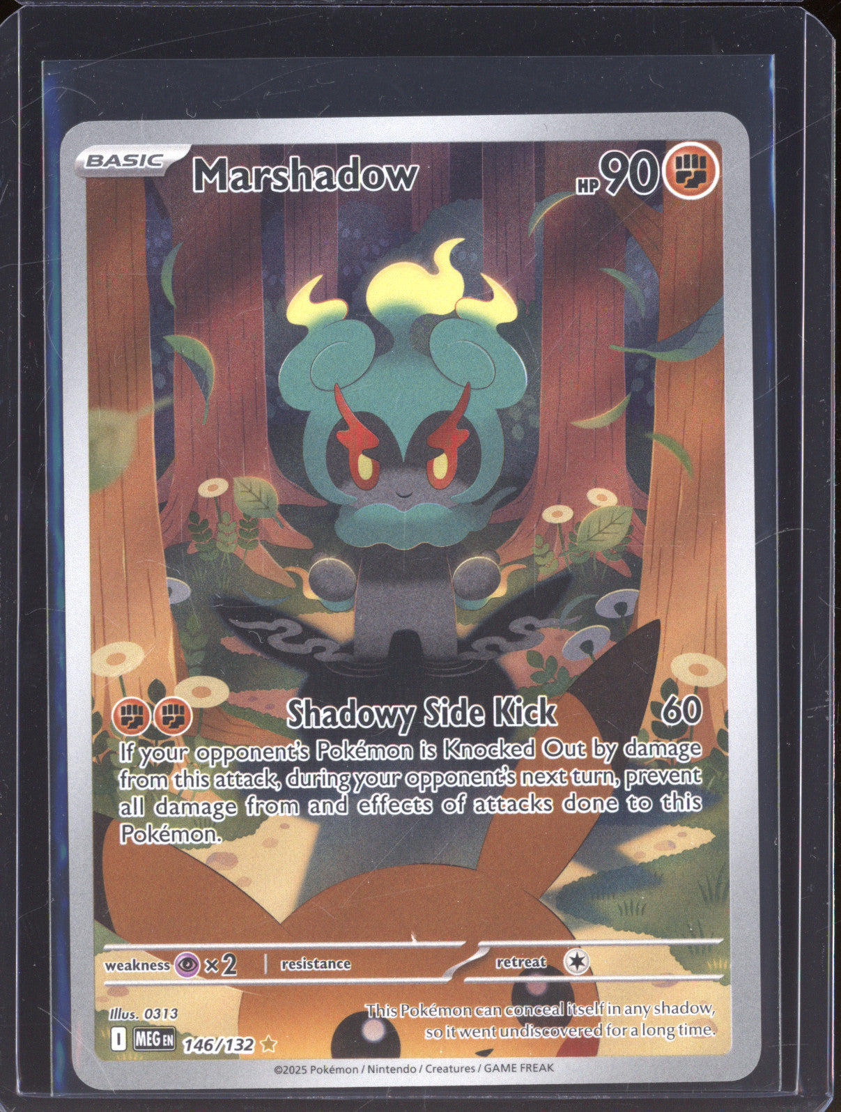 2025 Pokemon Mega Evolutions 146/132 Marshadow Illustration Rare