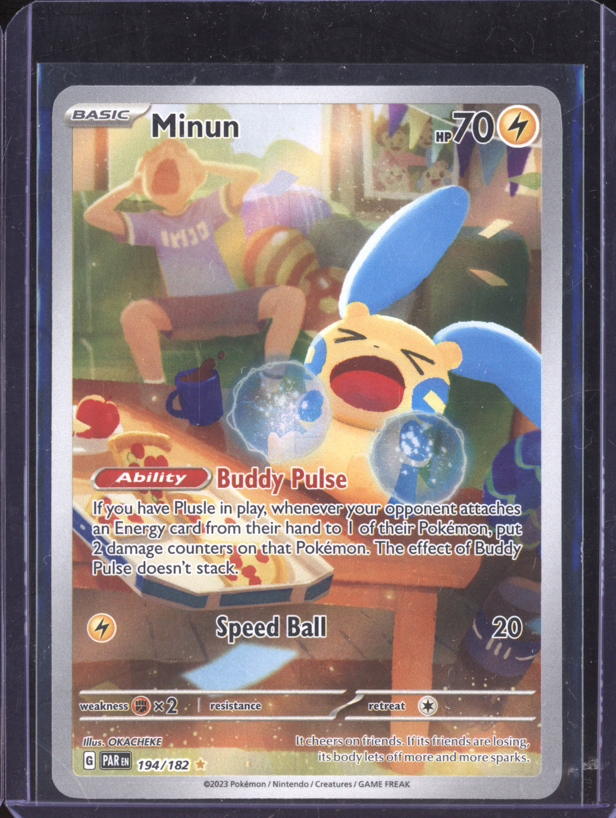 Minum 2023 Pokemon Paradox Rift 194/182 Illustration Rare
