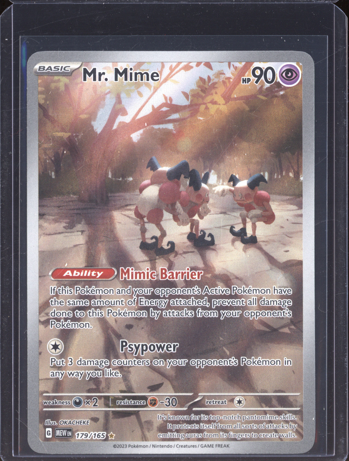 Mr. Mime 2023 Pokemon 151 179/165 Illustration Rare