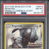 Registeel 2017 Pokemon Sun & Moon SM75 Crimson Invasion Prerelease Staff PSA 8