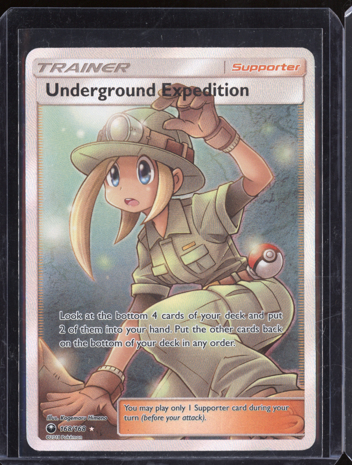 Underground Expedition 2018 Pokemon Celestial Storm 168/168 Ultra Rare