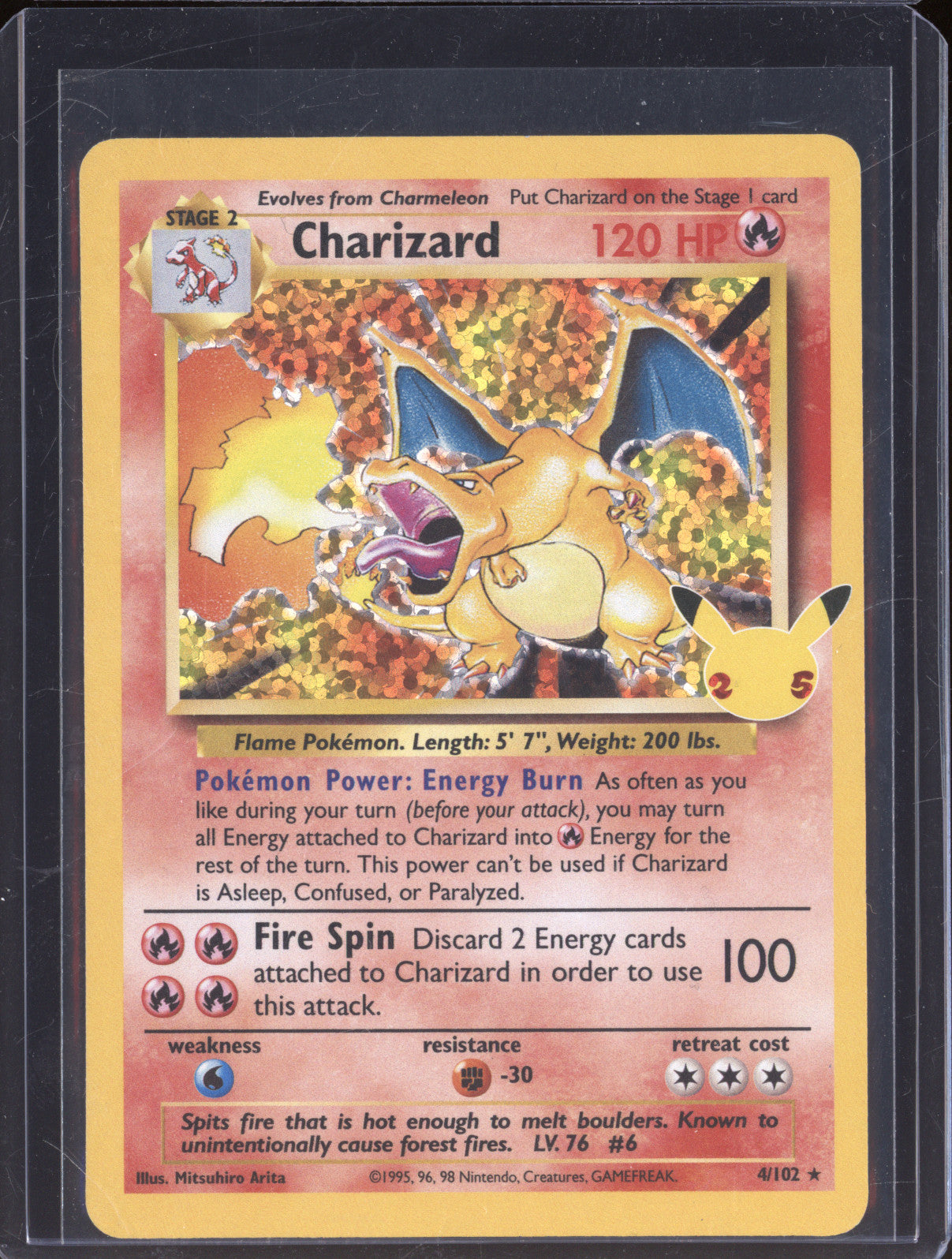 Charizard 2021 Pokemon Celebrations Classic Collection 4/102 Holo