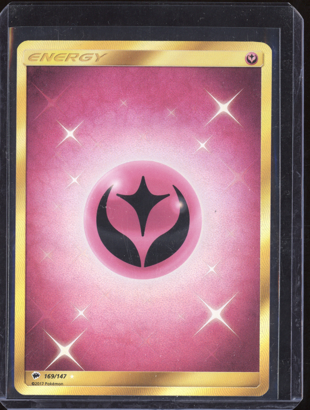 Fairy Energy 2017 Pokemon Burning Shadows 169/147 Secret Rare