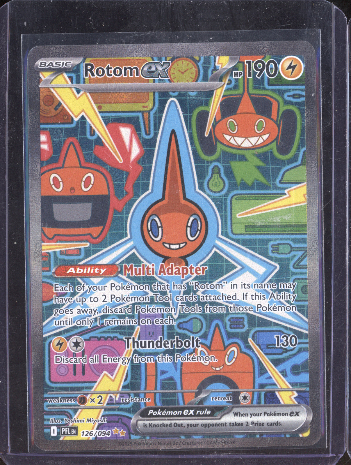 2025 Pokemon Phantasmal Flames 126/094 Rotom ex Special Illustration Rare