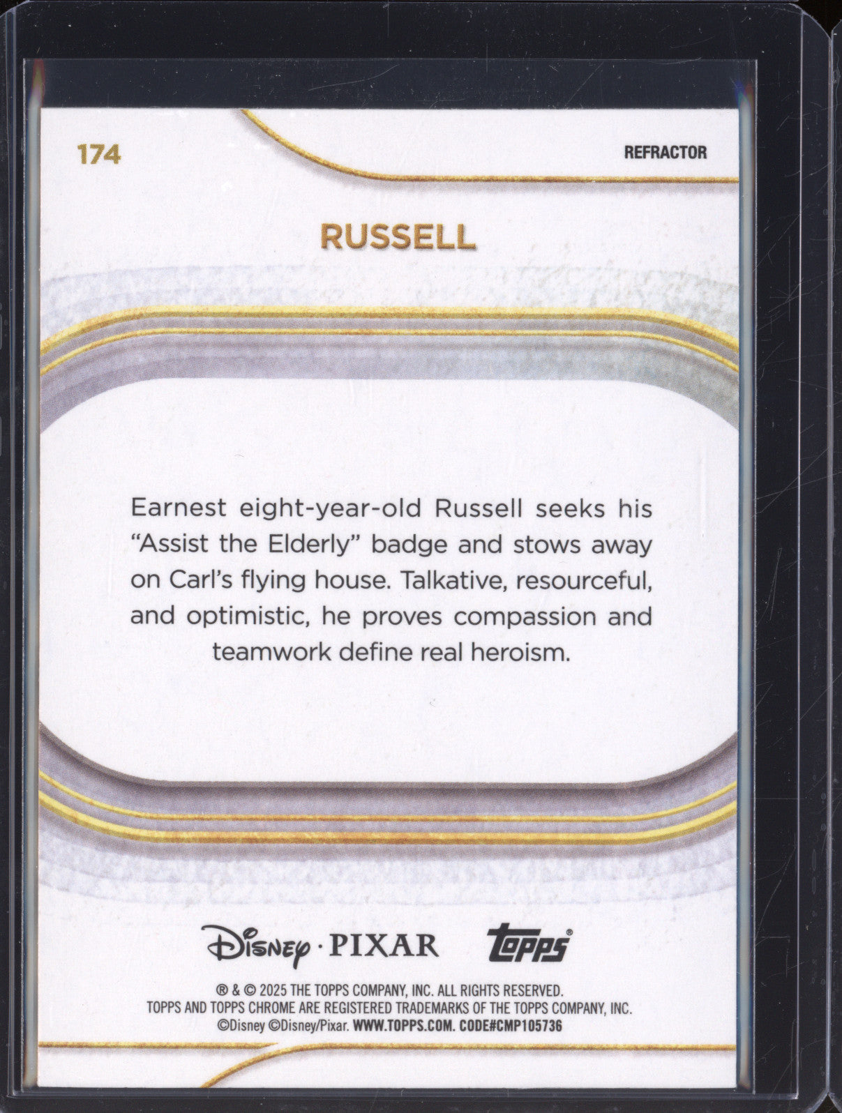 Russell 2025 Topps Chrome 174 Refractor