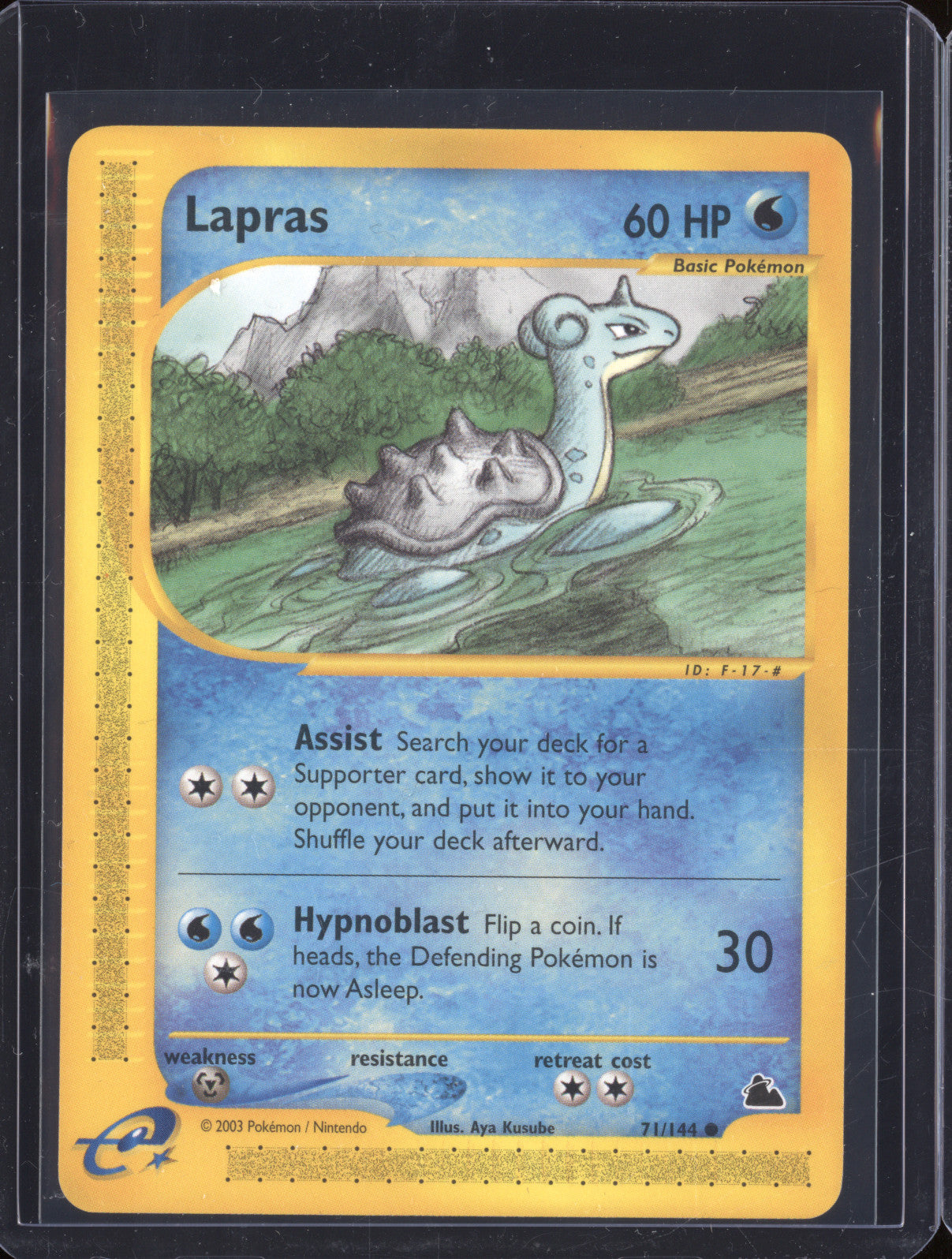 Lapras 2003 Pokemon Skyridge 71/144