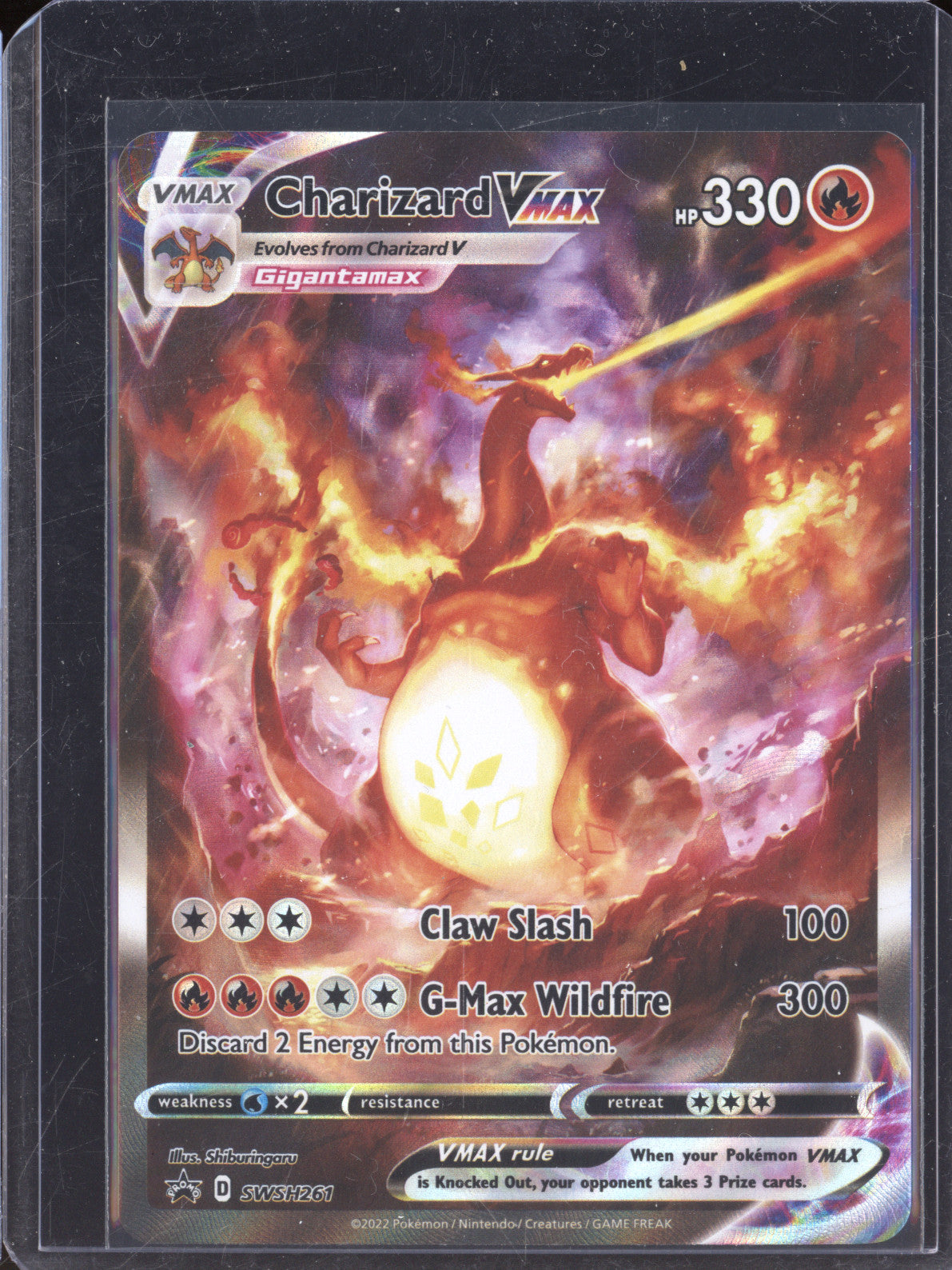 Charizard Vmax 2022 Pokemon Sword & Shield Promo SWSH261 Full Art