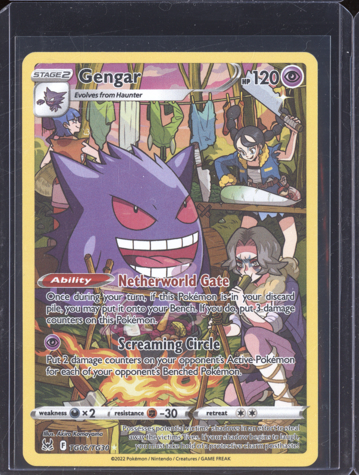 Gengar 2022 Pokemon Lost Origin TG06/TG30 Full Art