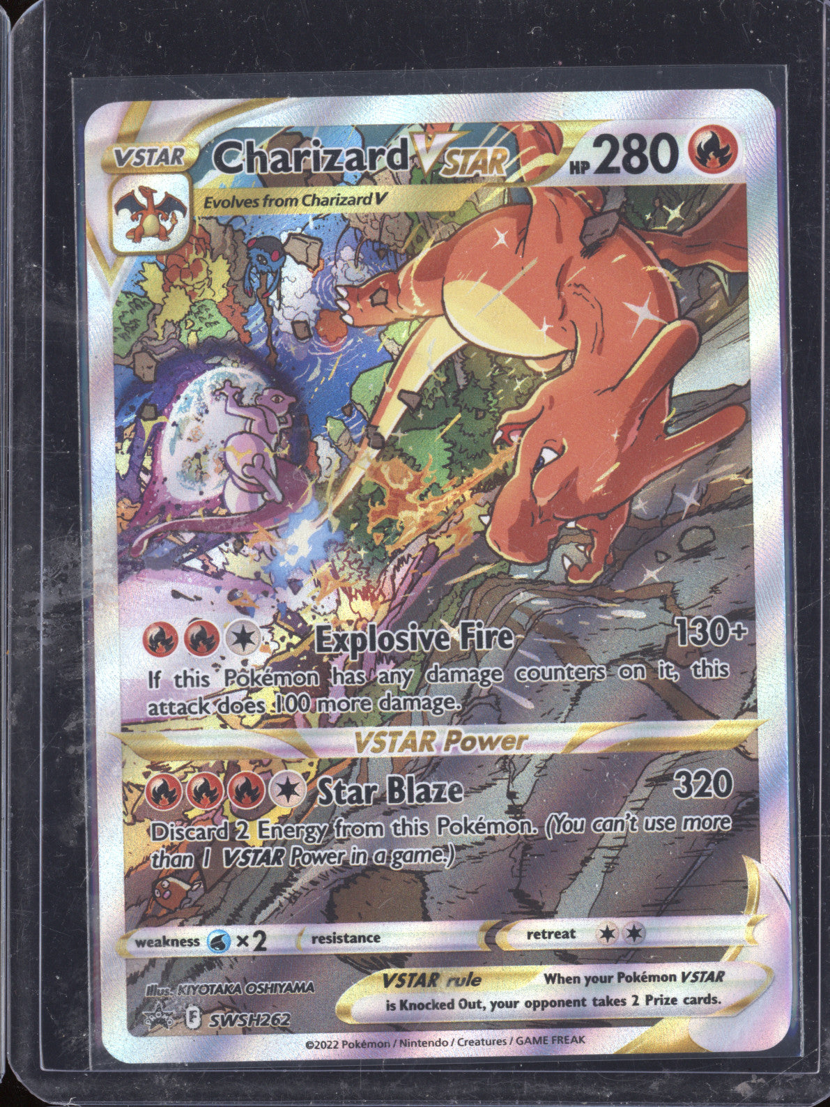 2022 Pokemon Sword & Shield Promo SWSH262 Charizard VSTAR Full Art
