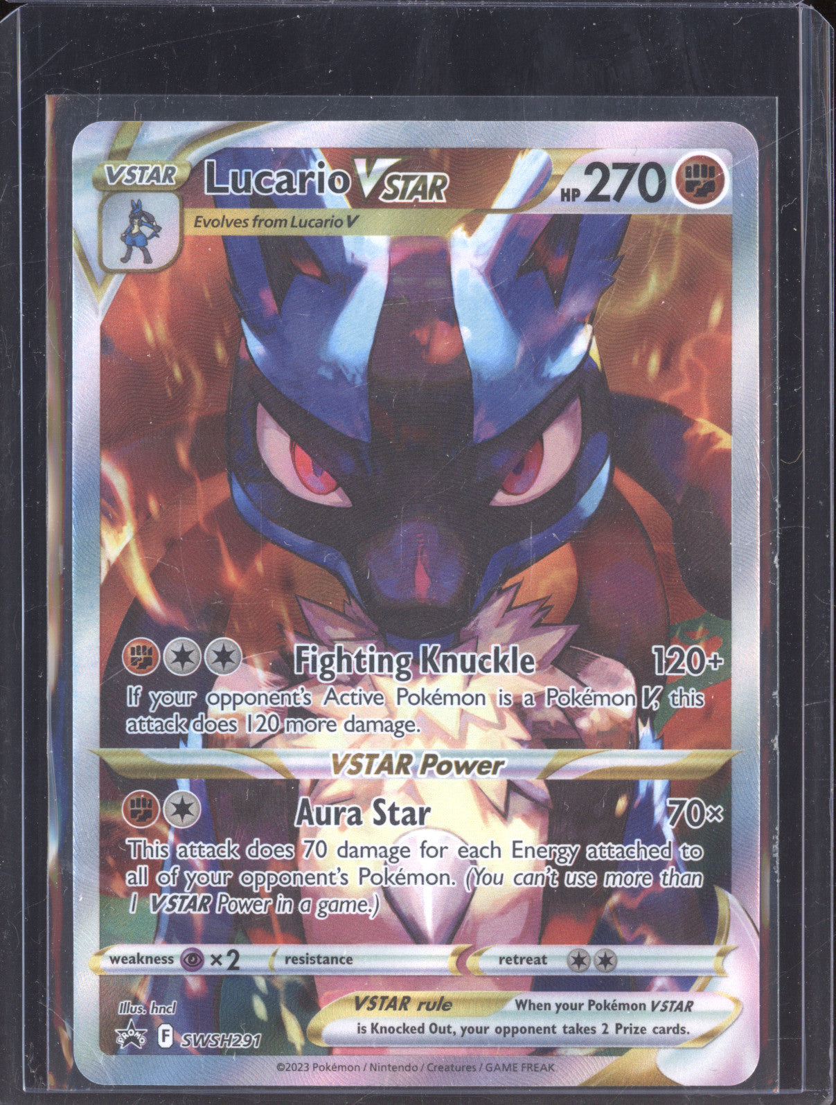 2023 Pokemon SWSH29 Lucario VStar Black Star Promos