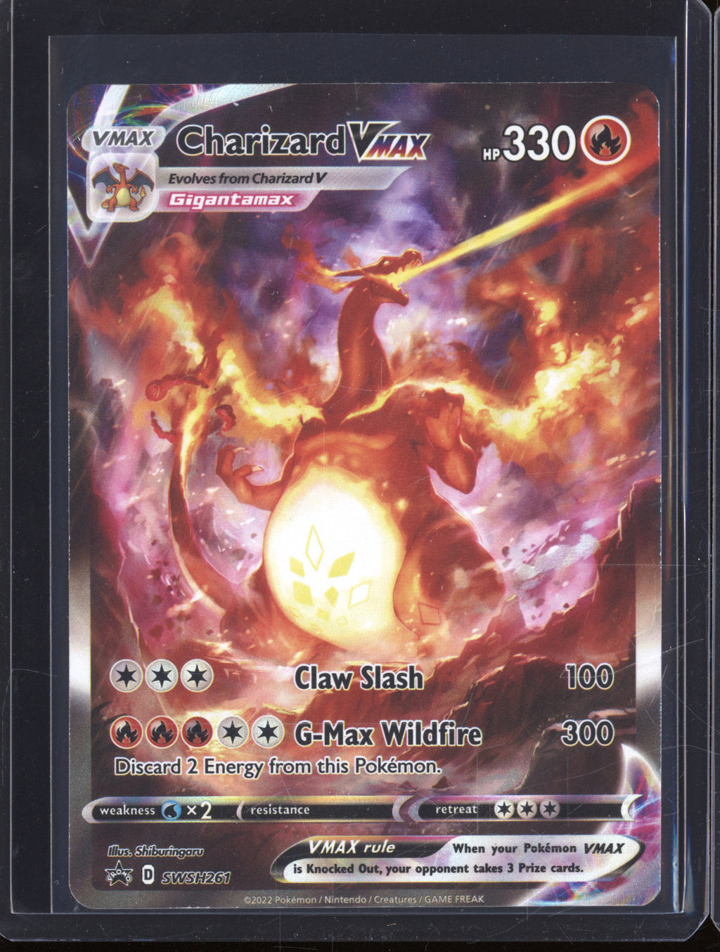 Charizard Vmax 2022 Pokemon Sword & Shield Promo SWSH261 UPC Promo