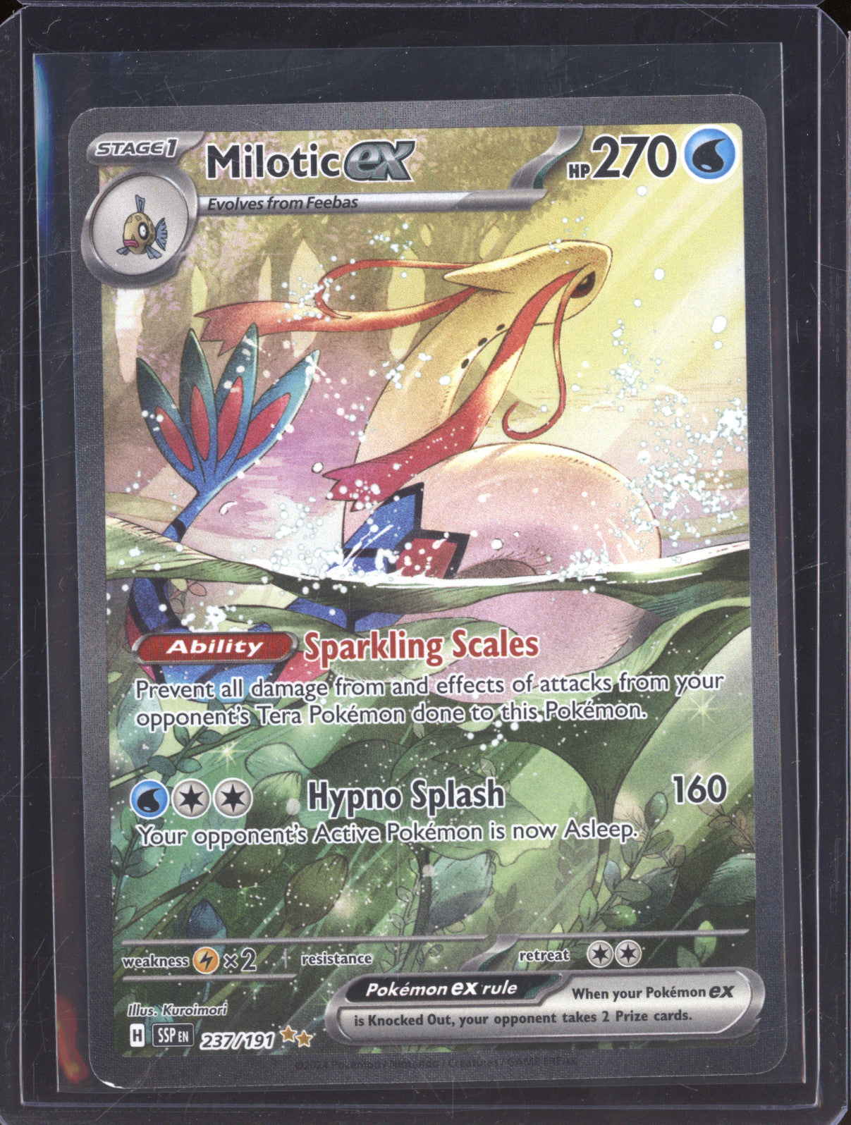 2024 Pokemon TCG Surging Sparks 237/191 Milotic ex Special Illustration Rare