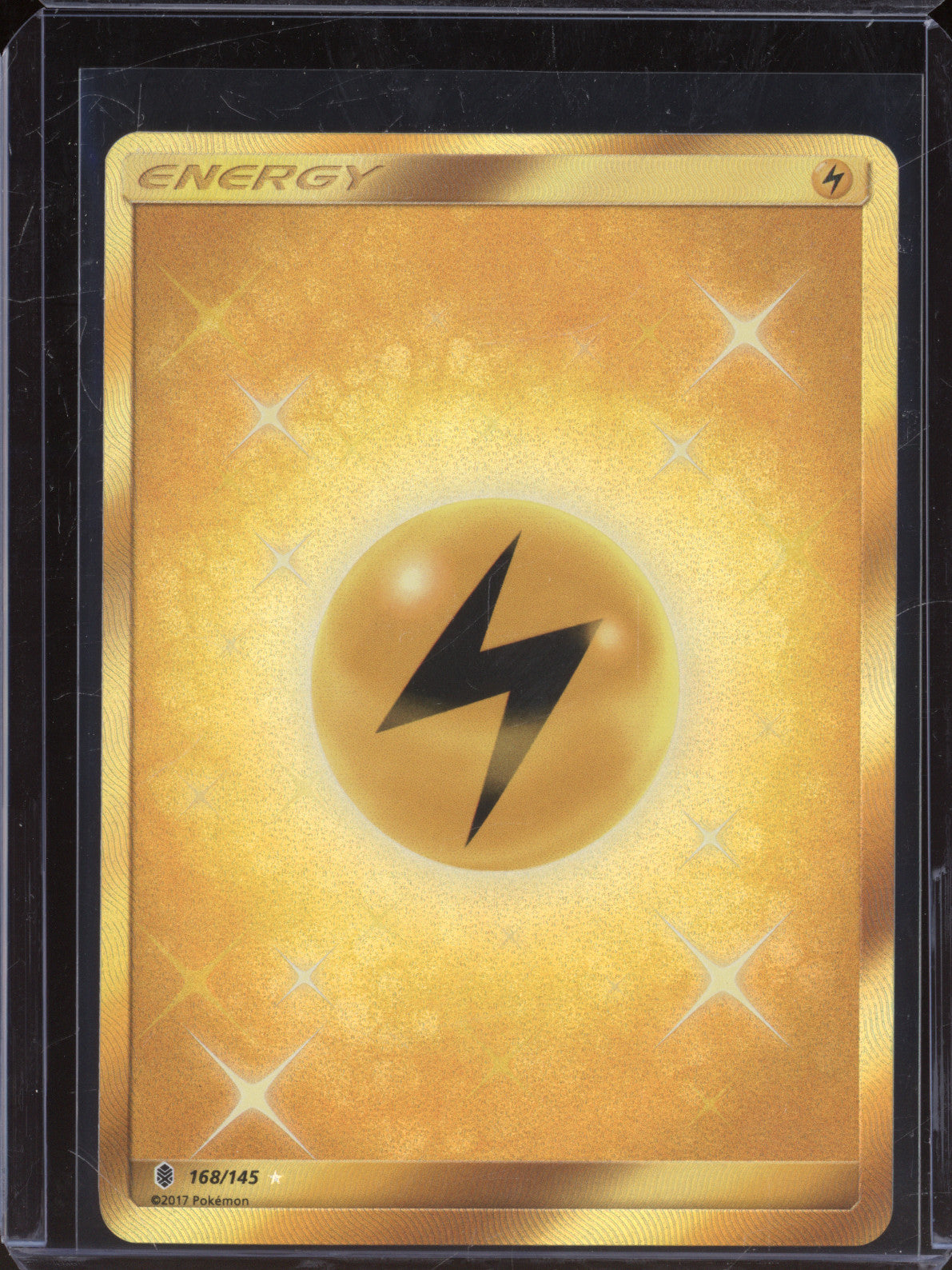 Lightning Energy 2017 Pokemon Guardians Rising 168/145 Gold Secret Rare