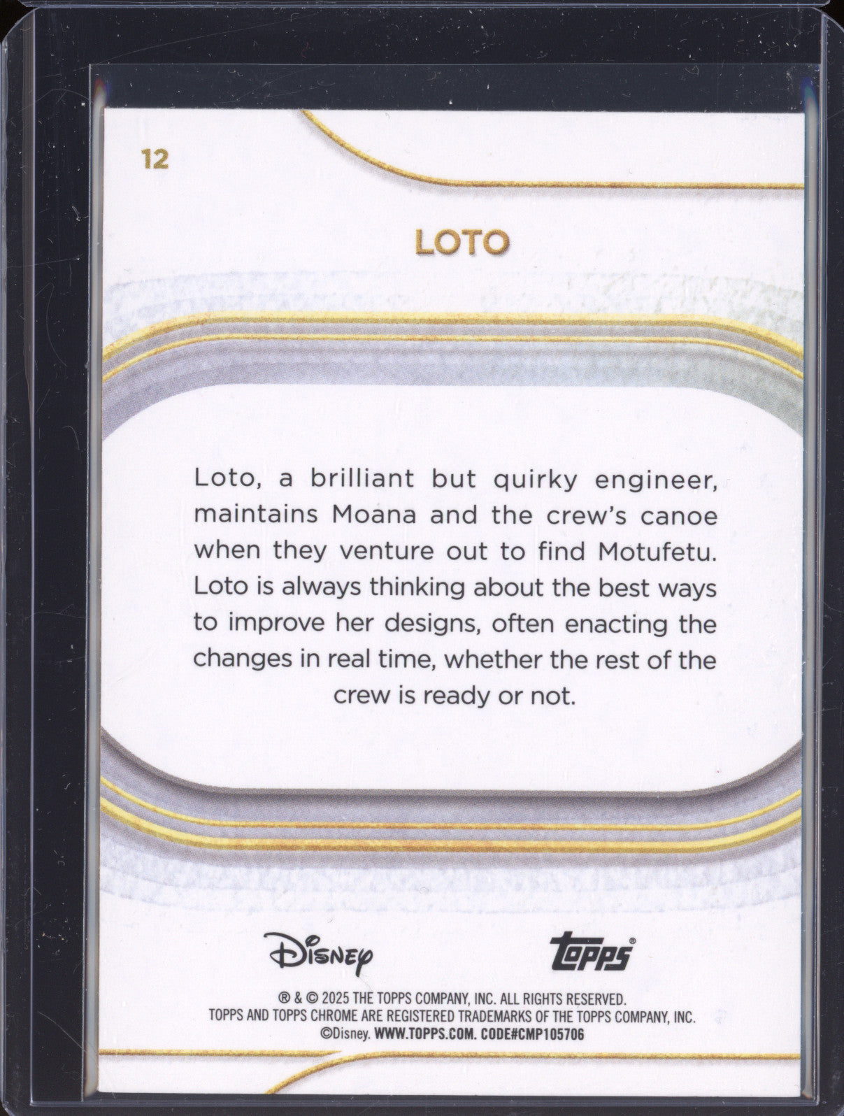 Loto 2025 Topps Chrome 12 Prism Refractor