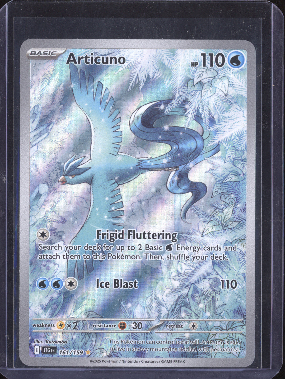 Articuno 2025 Pokemon Journey Together 161/159 Illustration Rare