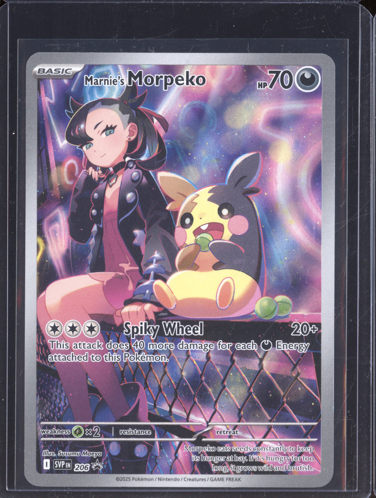 Marnie's Morpeko 2025 Pokemon Scarlet & Violet Promos 206