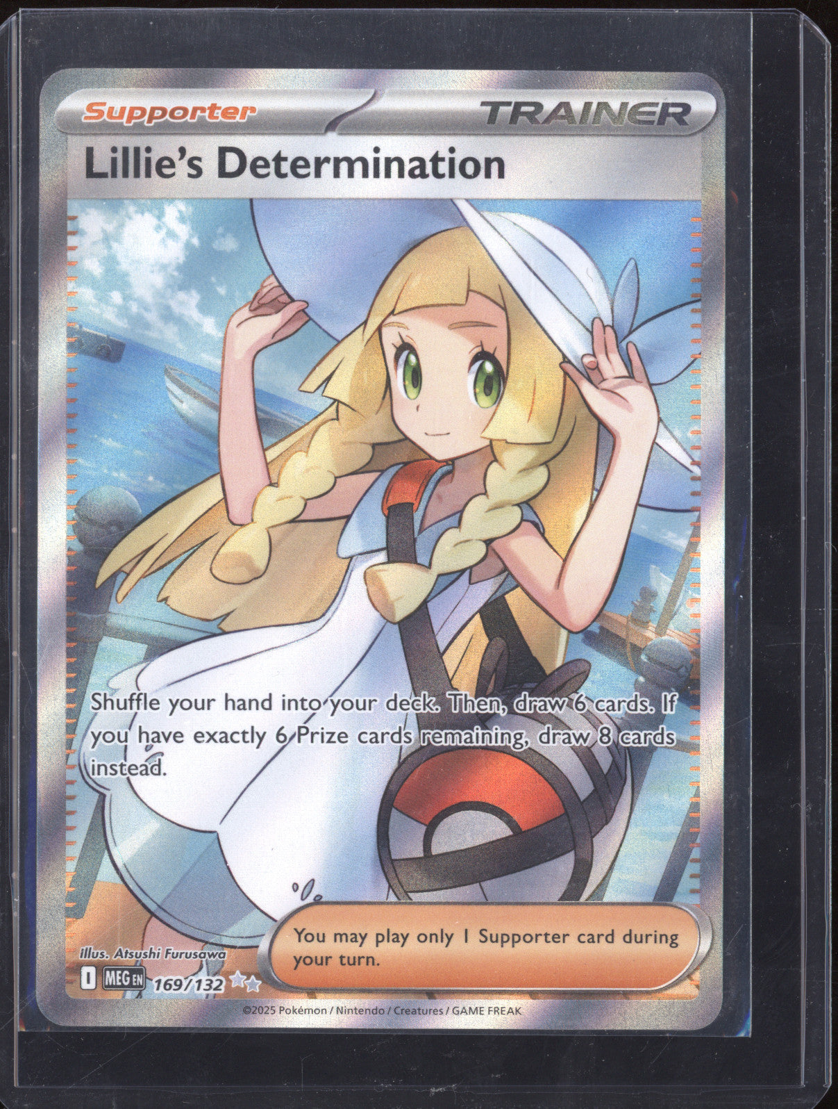 2025 Pokemon Mega Evolution 169/132 Lillie Ultra Rare