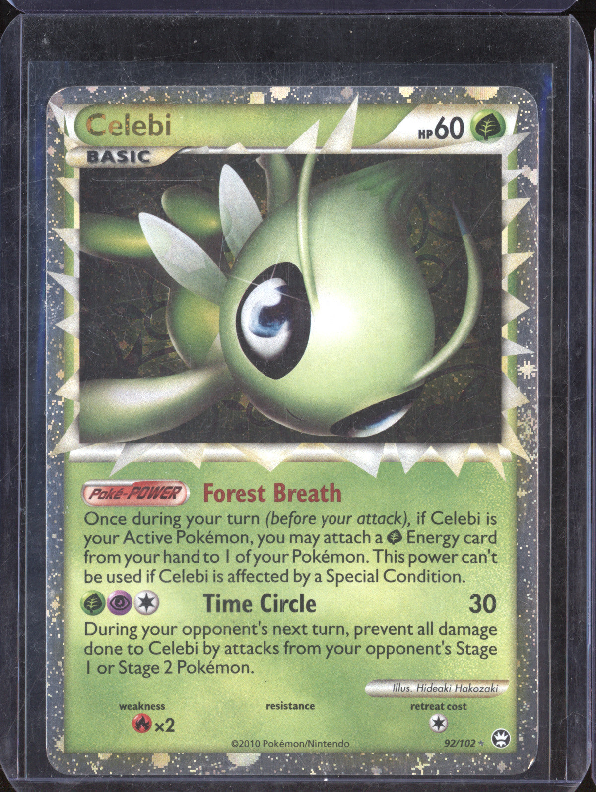 Celebi 2010 Pokemon HS Triumphant 92/102 Holo