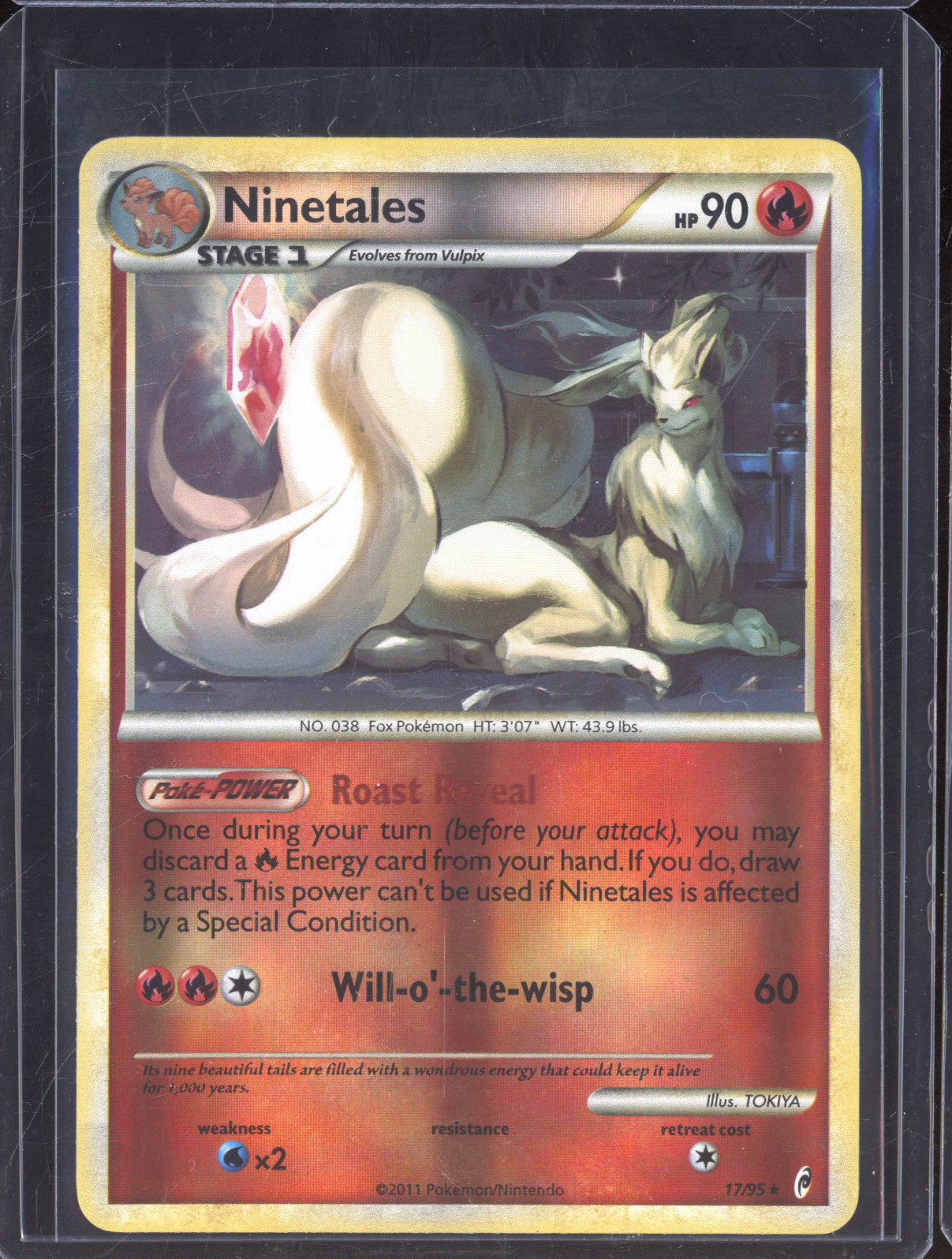 2011 Pokemon Call of Legends 17/95 Ninetales Reverse Holo