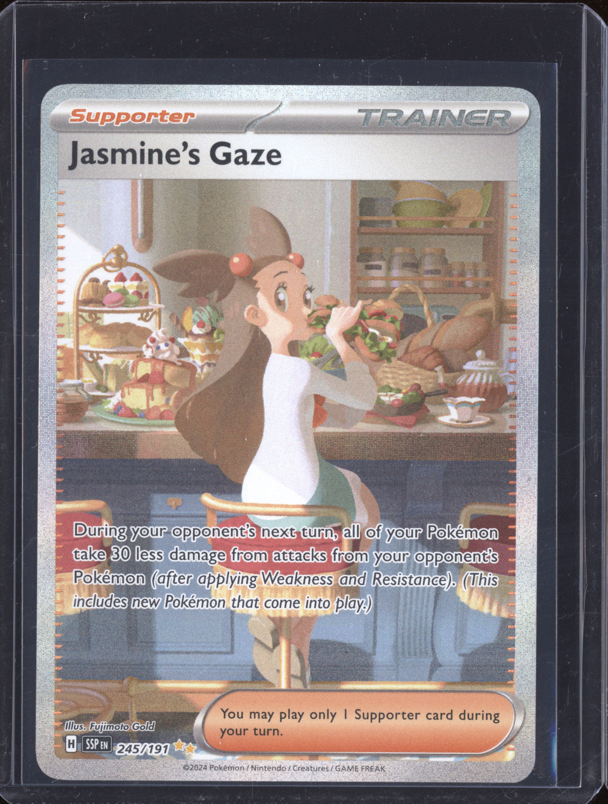 Jasmine's Gaze 2024 Pokemon Surging Sparks 245/191 Special Illustration Rare