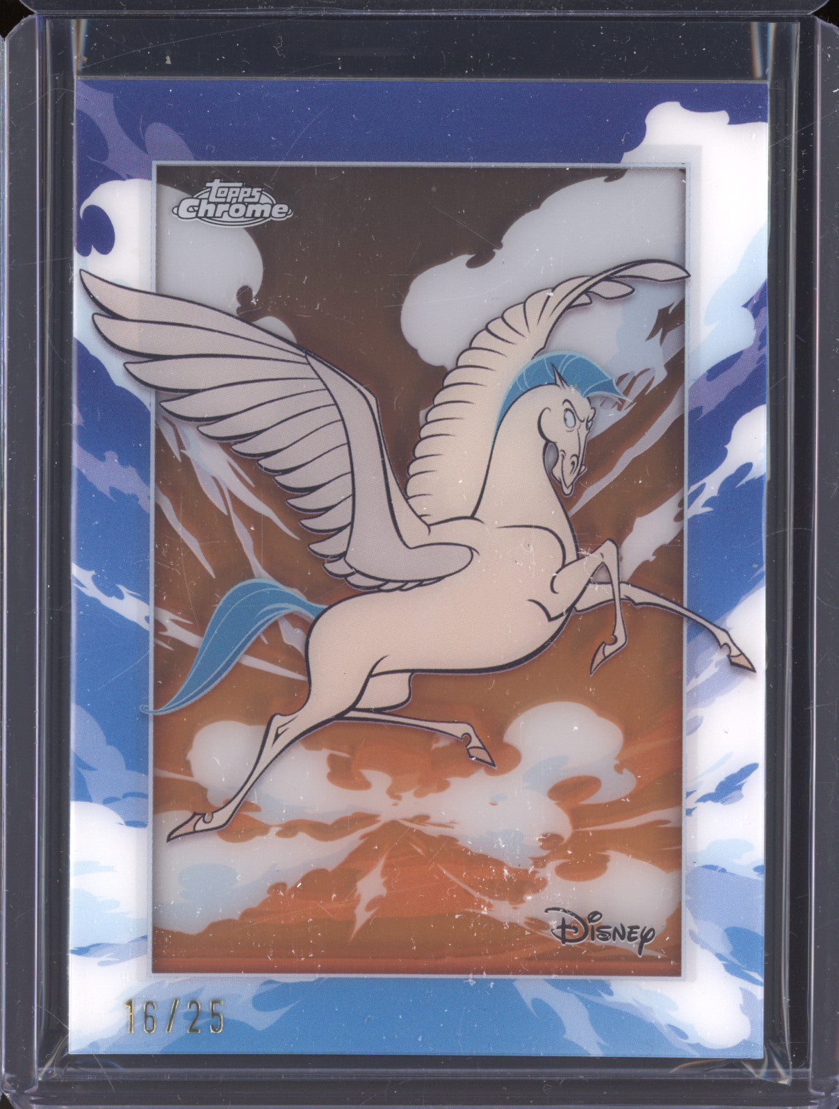 Pegasus 2025 Topps Chrome AIR-6 Air Disney Orange Refractor 16/25