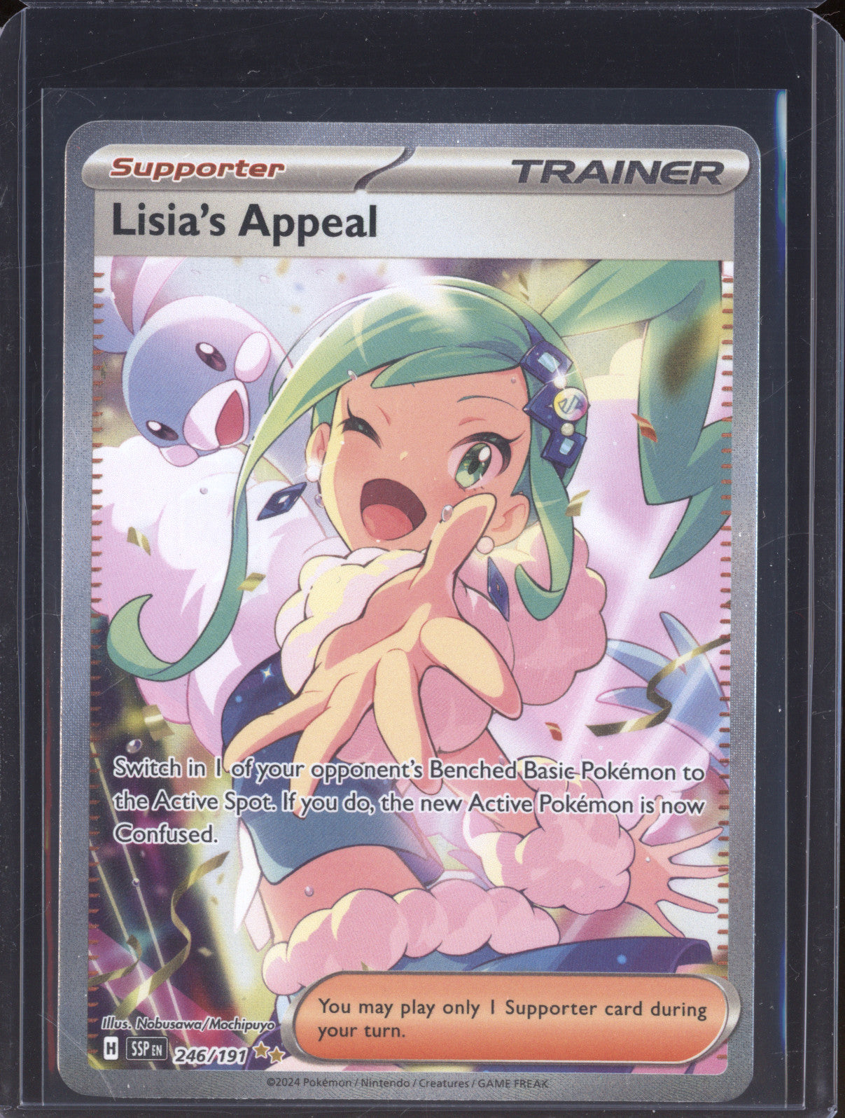 Lisia's Appeal 2024 Pokemon Surging Sparks 246/191 Special Illustration Rare