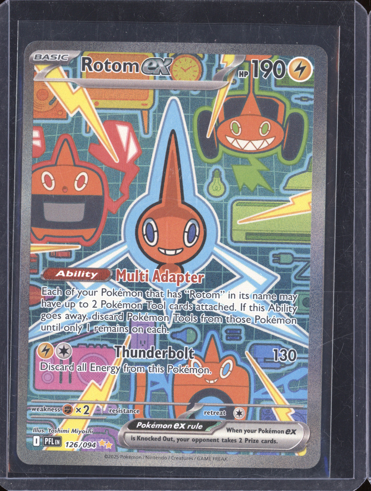 2025 Pokemon Phantasmal Flames 126/094 Rotom ex Special Illustration Rare