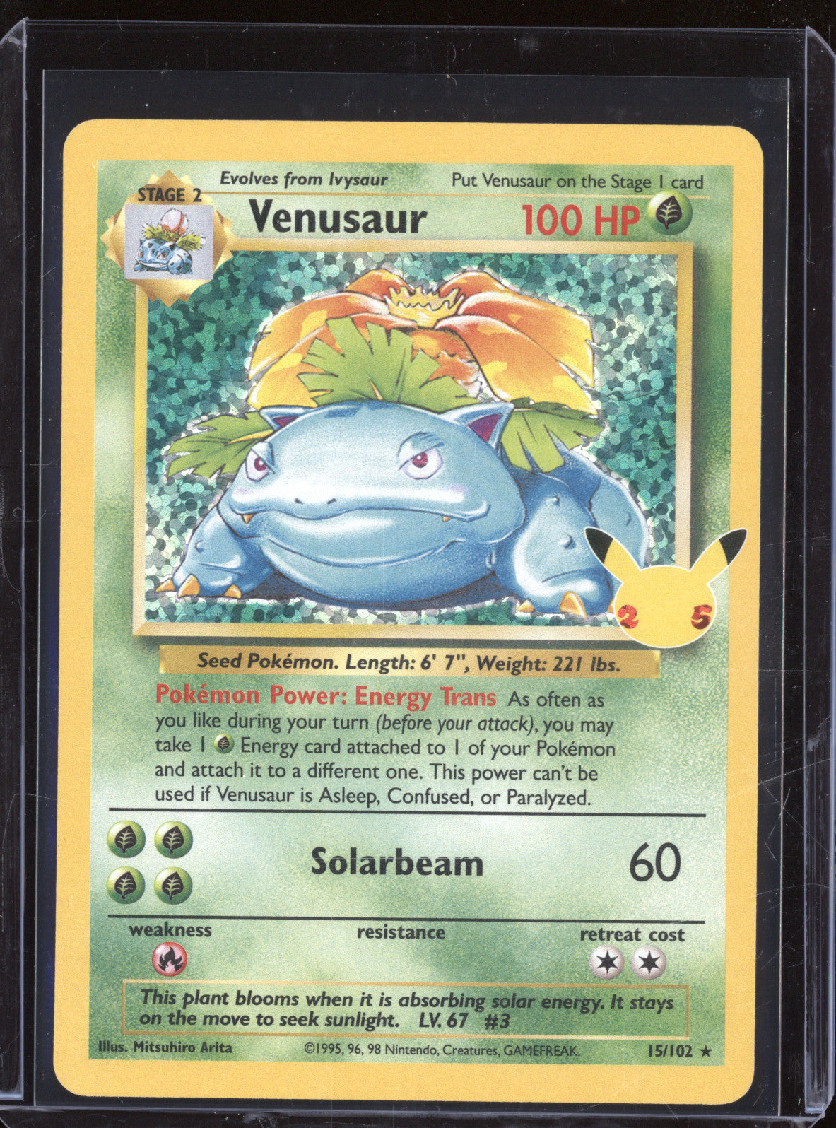 Venusaur 2021 Pokemon Celebrations 15/102 Classic Collection