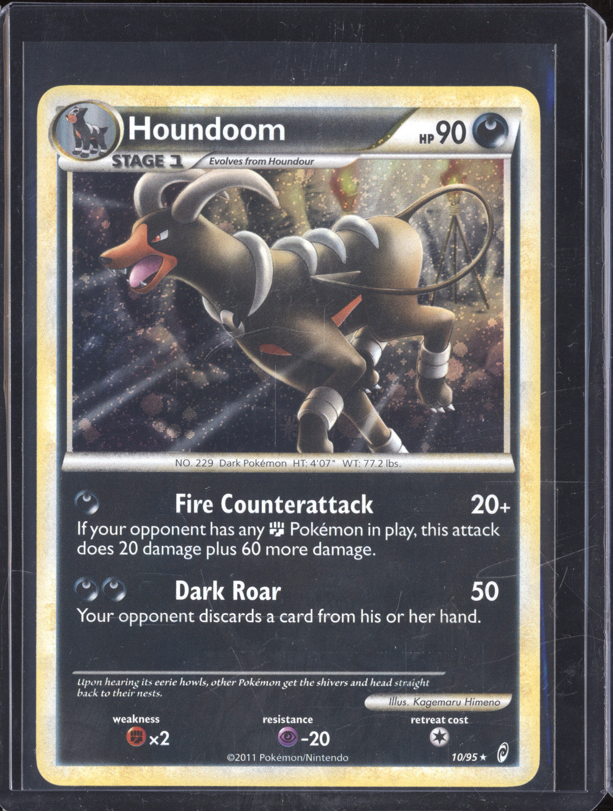 Pokemon  - Call of Legends - Houndoom 10/95 Holo