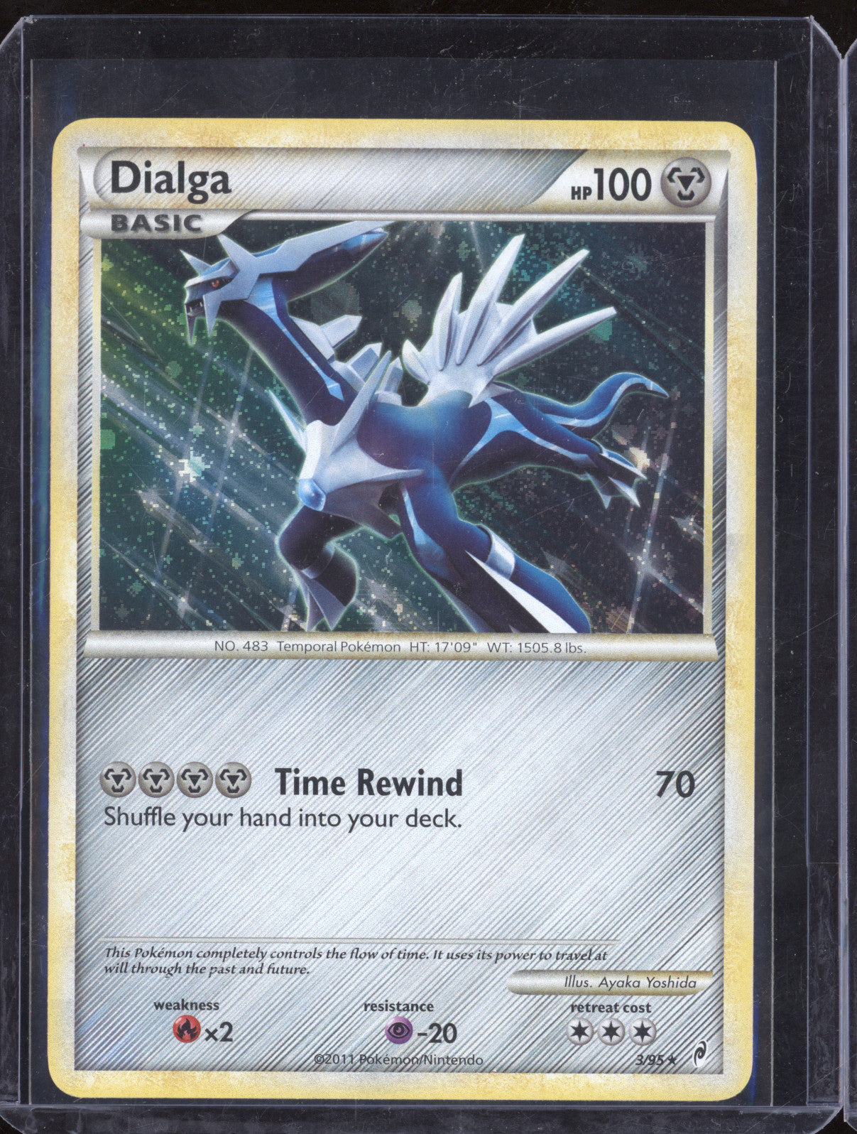 2011 Pokemon Call of Legends 3/95 Dialga Holo