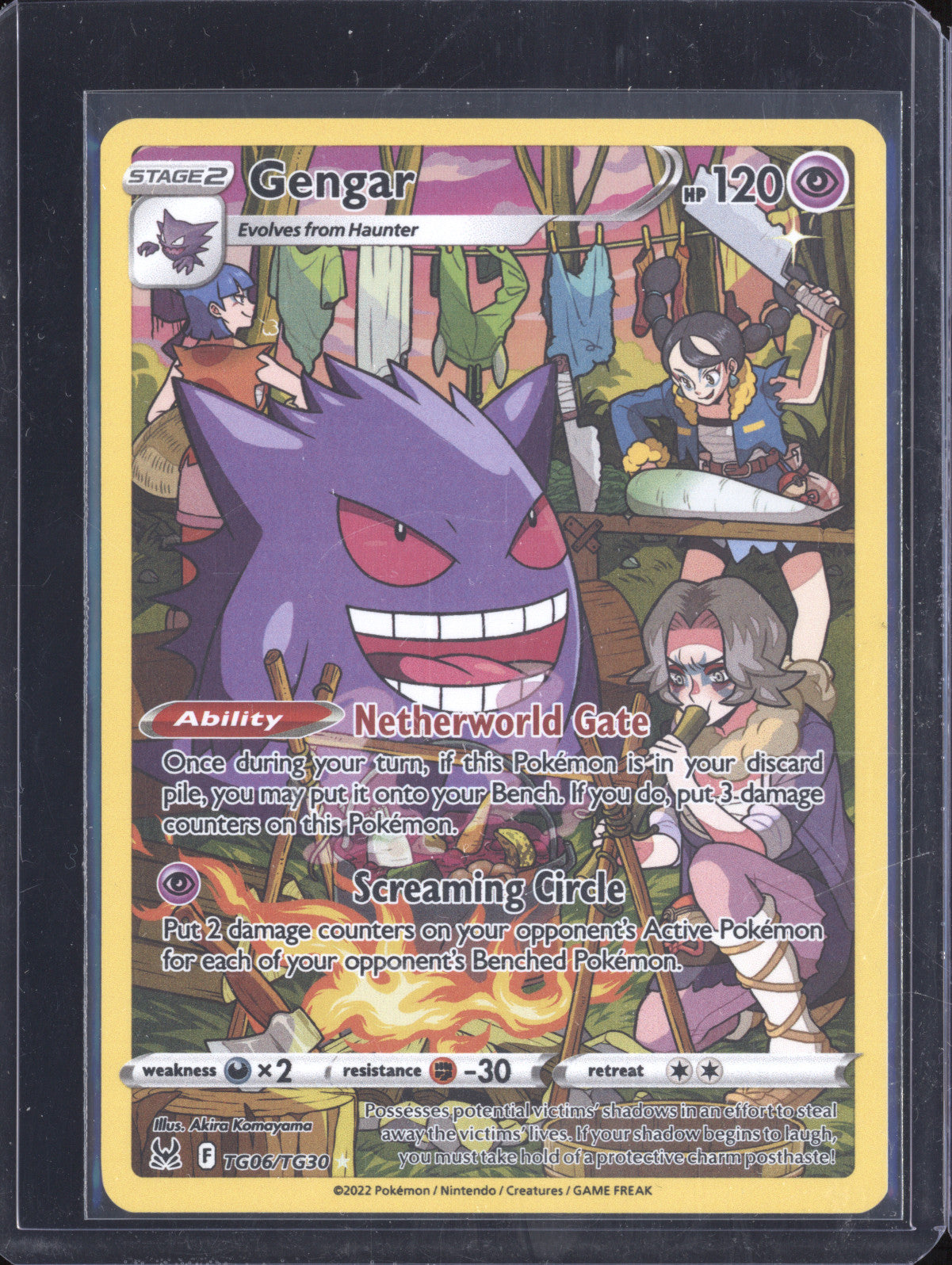 Gengar 2022 Pokemon Lost Origin TG06/TG30 Full Art