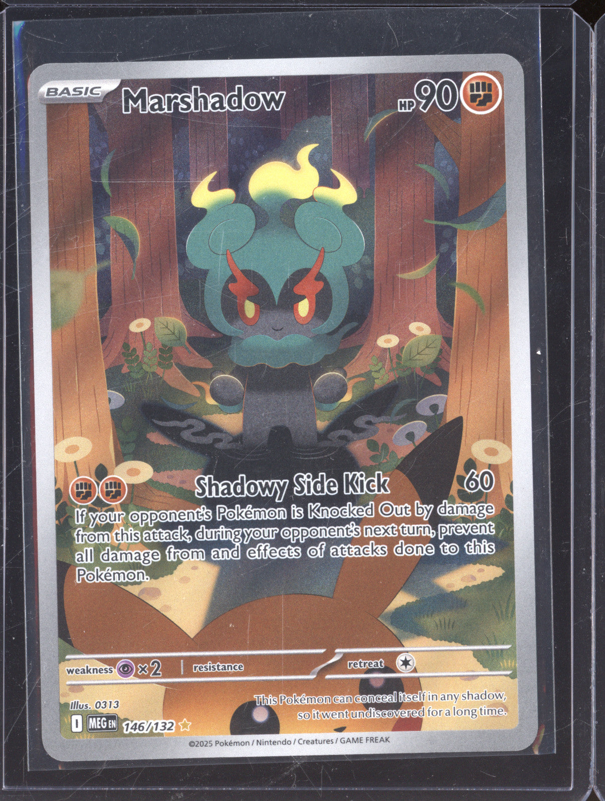 2025 Pokemon Mega Evolutions 146/132 Marshadow Illustration Rare