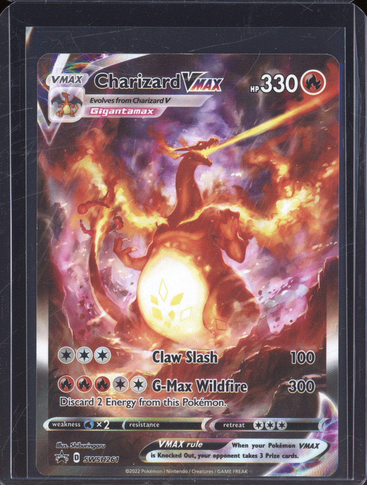 Charizard Vmax 2022 Pokemon Sword & Shield Promo SWSH261 UPC Promo