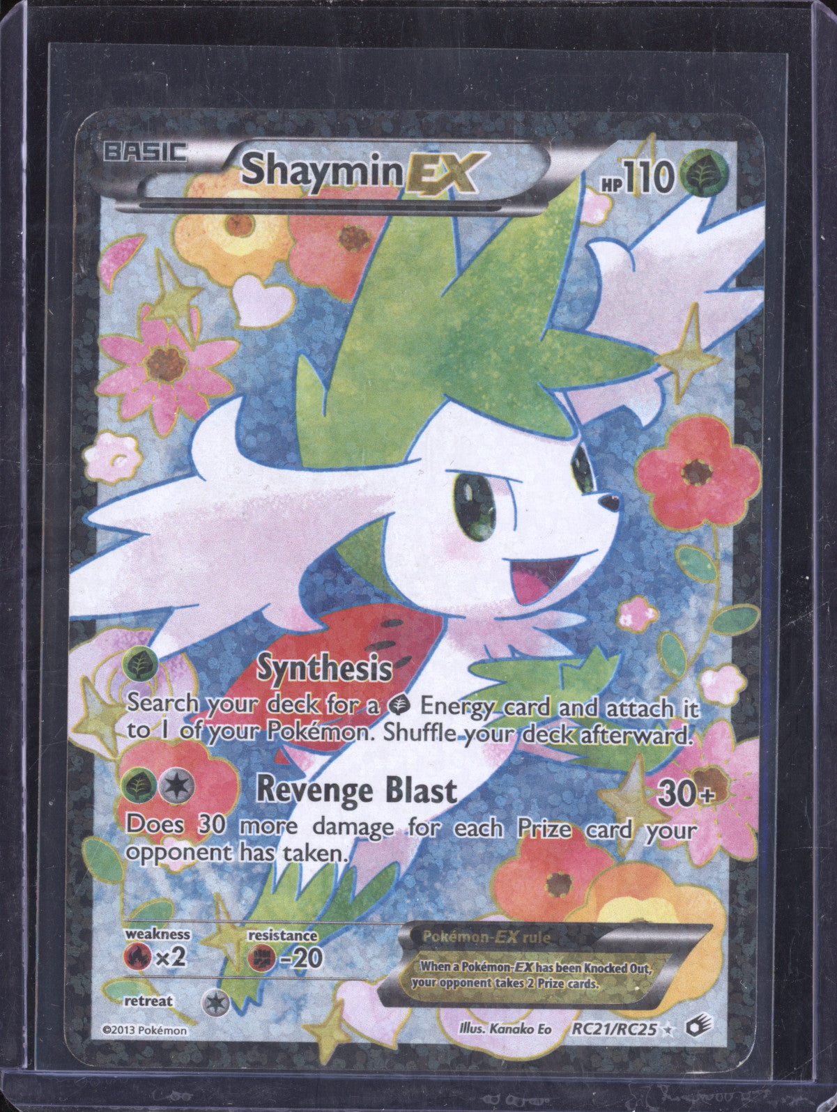 Shaymin EX 2013 Pokemon Radiant Collection RC21/RC25 Full Art
