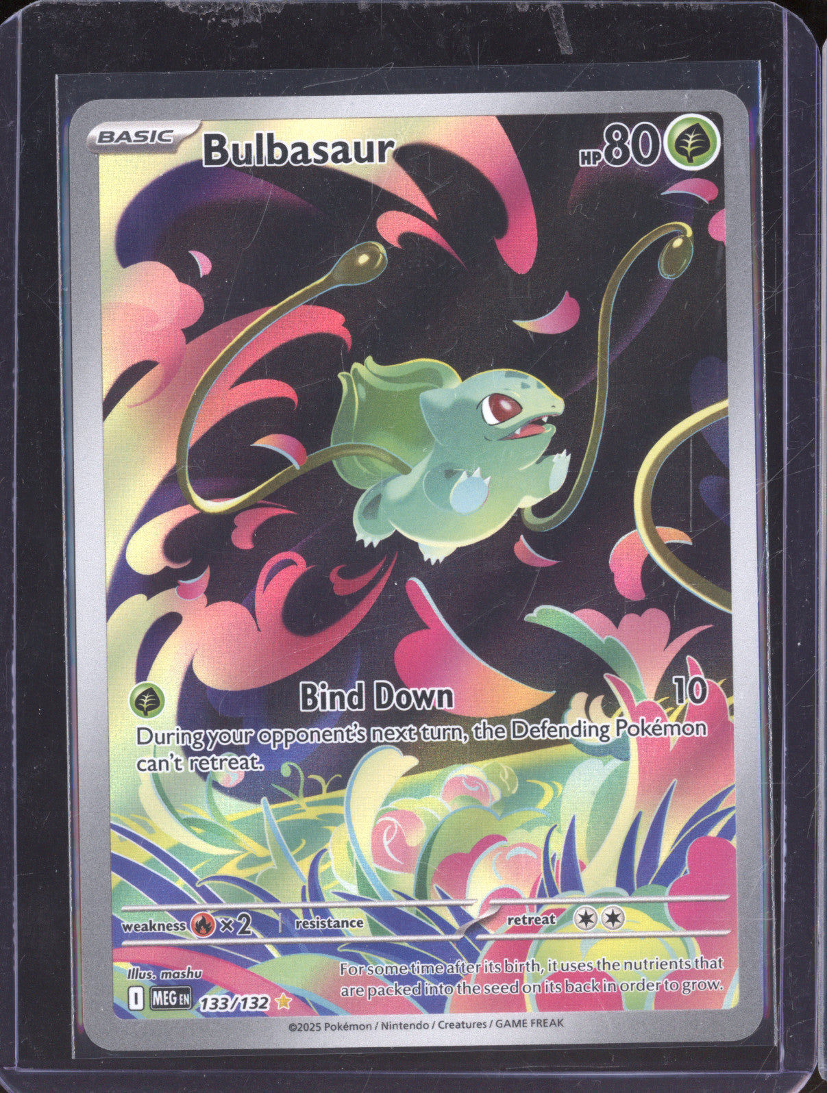 2025 Pokemon Mega Evolutions MEG 133/132 Bulbasaur Illustration Rare