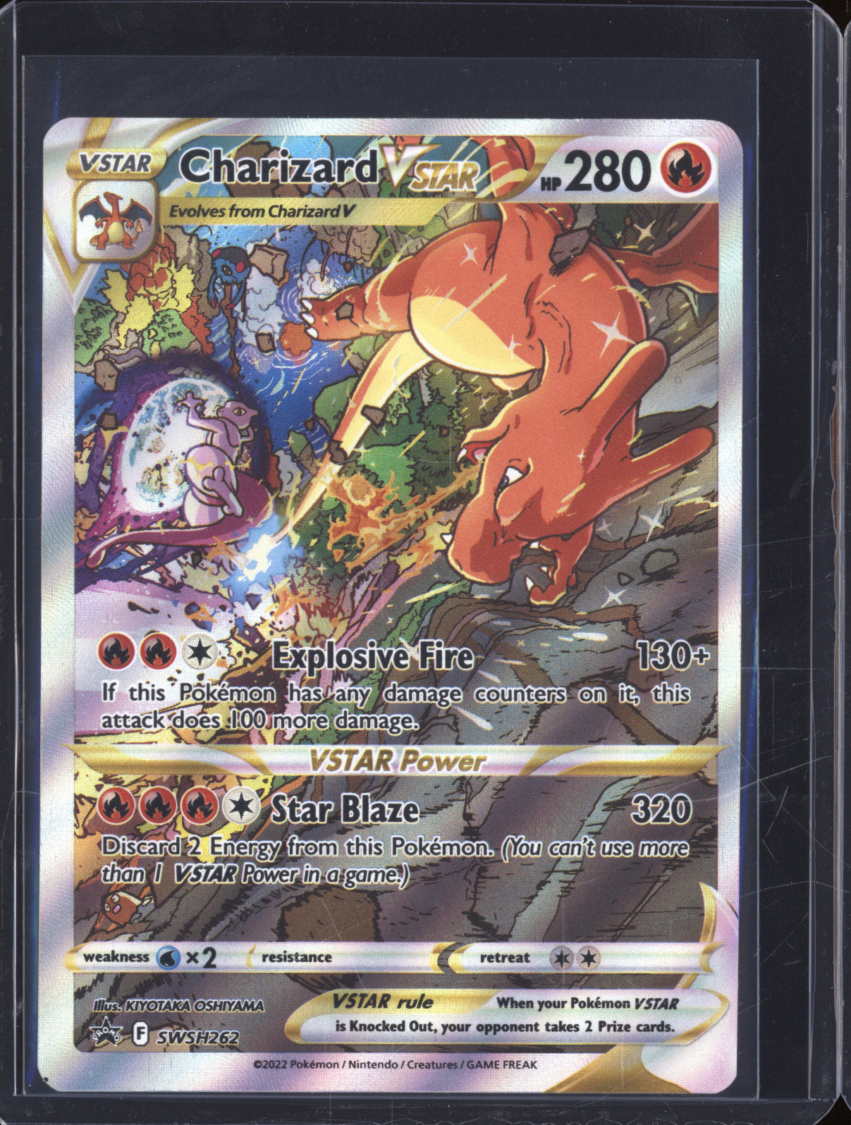 Charizard Vstar 2022 Pokemon Sword & Shield Promo SWSH262 UPC Promo