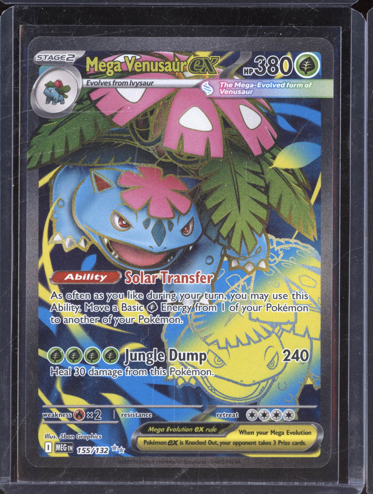 2025 Pokemon Mega Evolutions 155/132 Mega Venusaur ex Ultra Rare