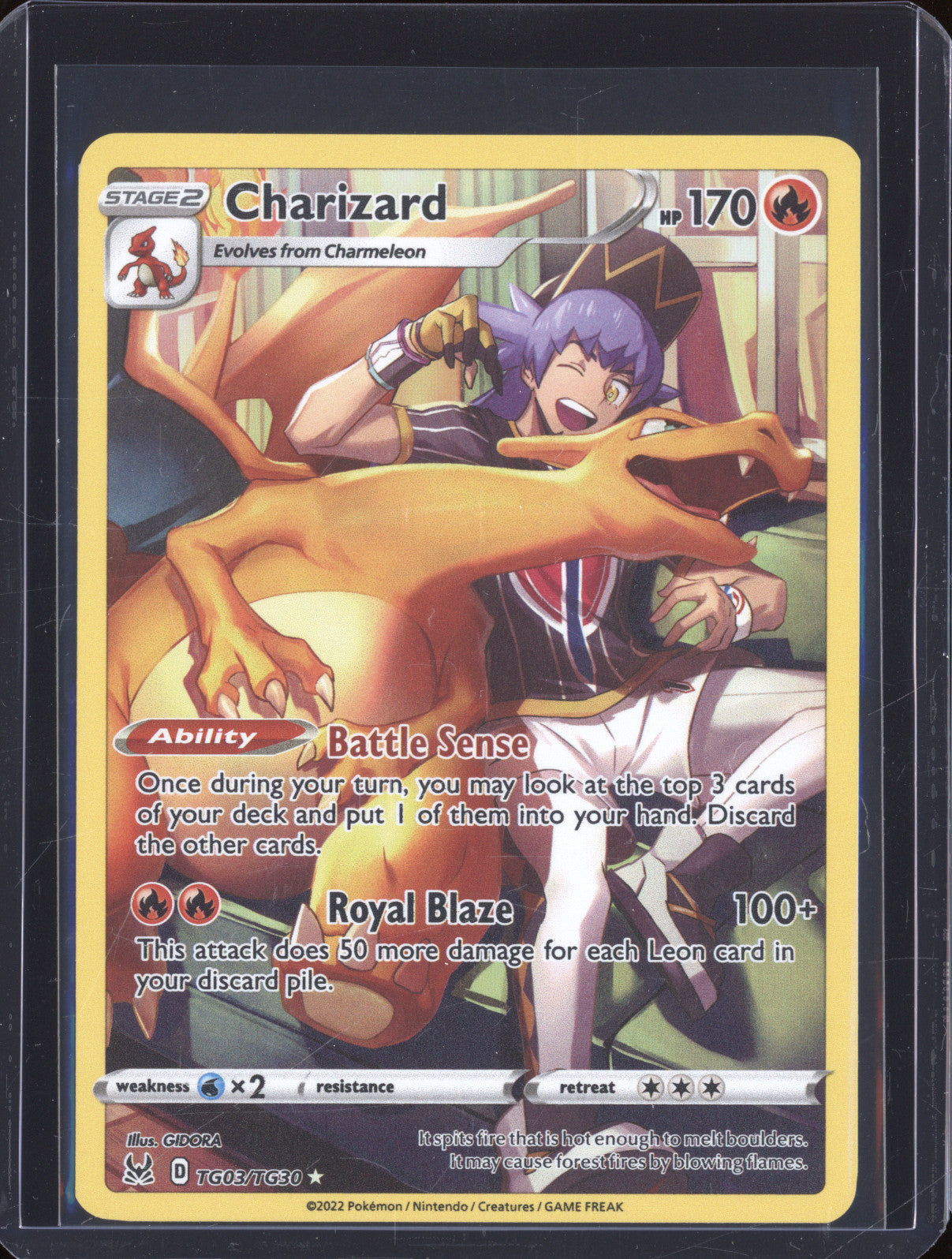 Charizard 2022 Pokemon Lost Origin TG03/TG30 Ultra Rare