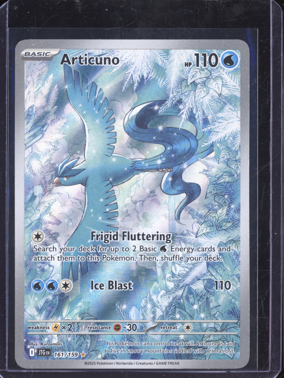 Articuno 2025 Pokemon Journey Together 161/159 Illustration Rare