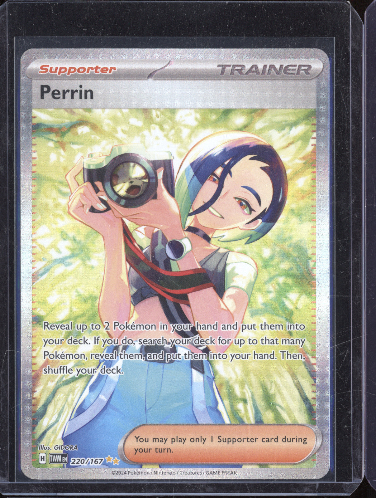 Perrin 2024 Pokemon Twilight Masquerade TWM 220/167 Special Illustration Rare