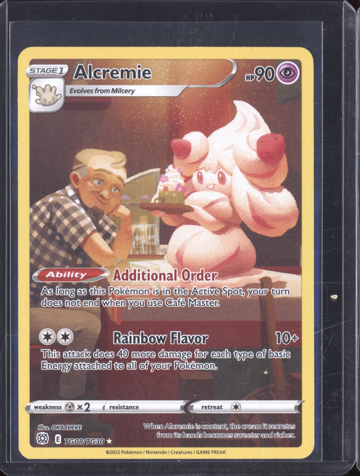 2022 Pokemon Brilliant Stars TG08/TG30 Alcremie Trainer Gallery