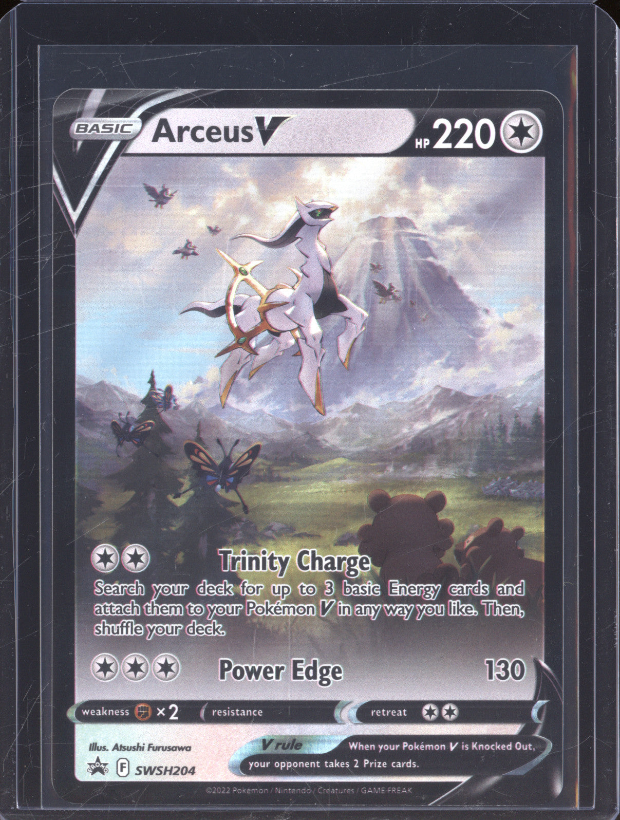 Arceus 2022 Pokemon Sword & Shield Promo SWSH204 Promo
