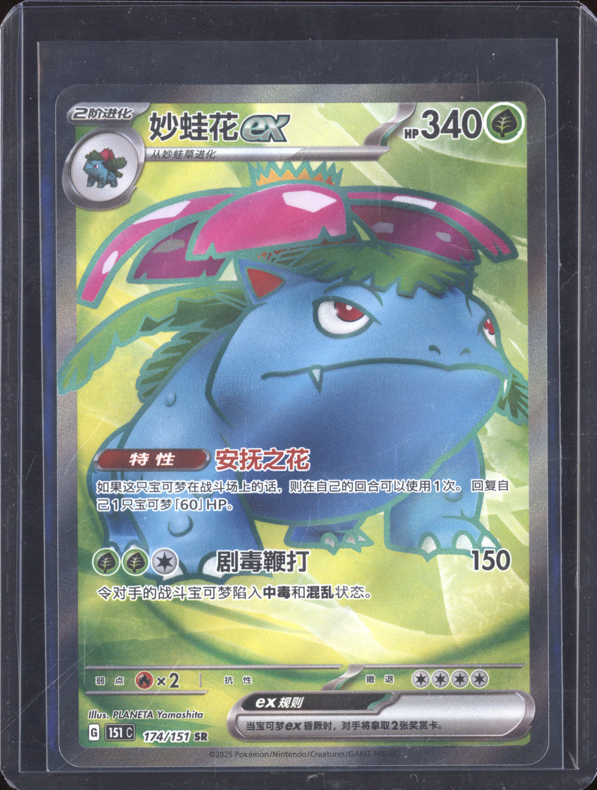 2025 Pokemon Pokemon 151 174/151 Venusaur ex SR