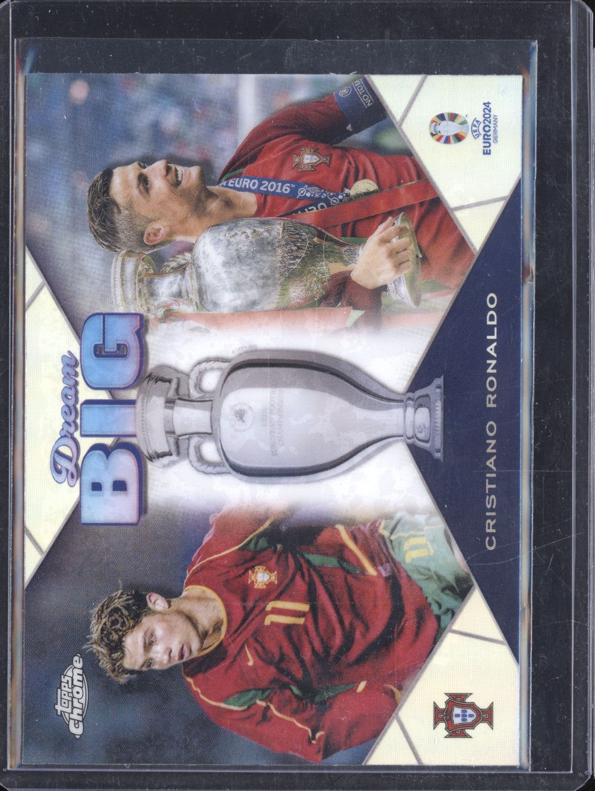 Cristiano Ronaldo 2024 Topps Chrome Euro DB-7 Dream Big