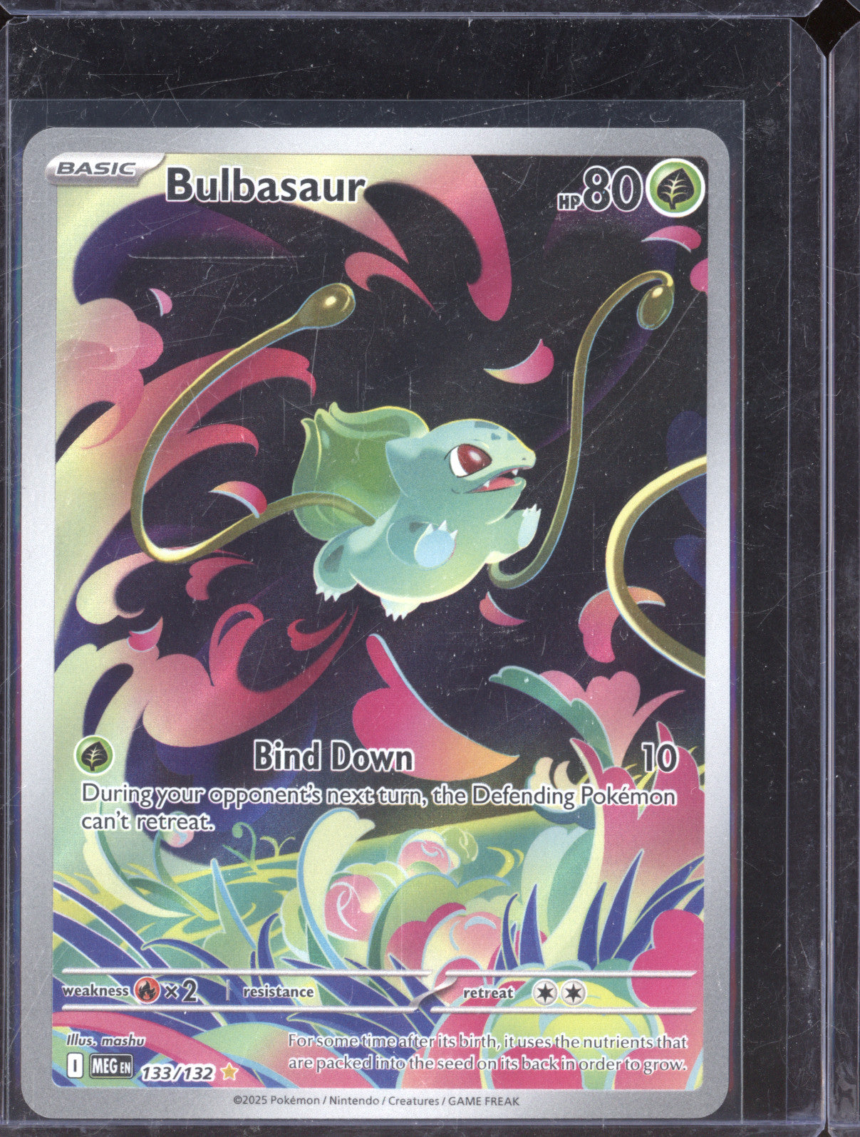 2025 Pokemon Mega Evolutions MEG 133/132 Bulbasaur Illustration Rare