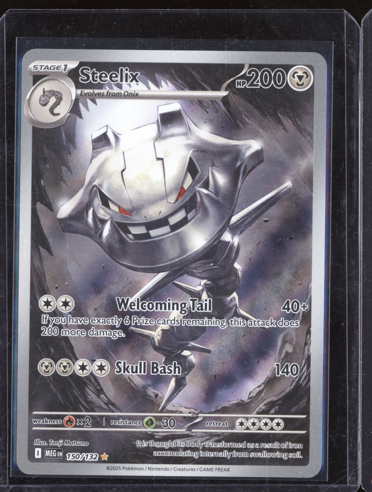 Steelix 2025 Pokemon Mega Evolutions MEG 150/132 Illustration Rare