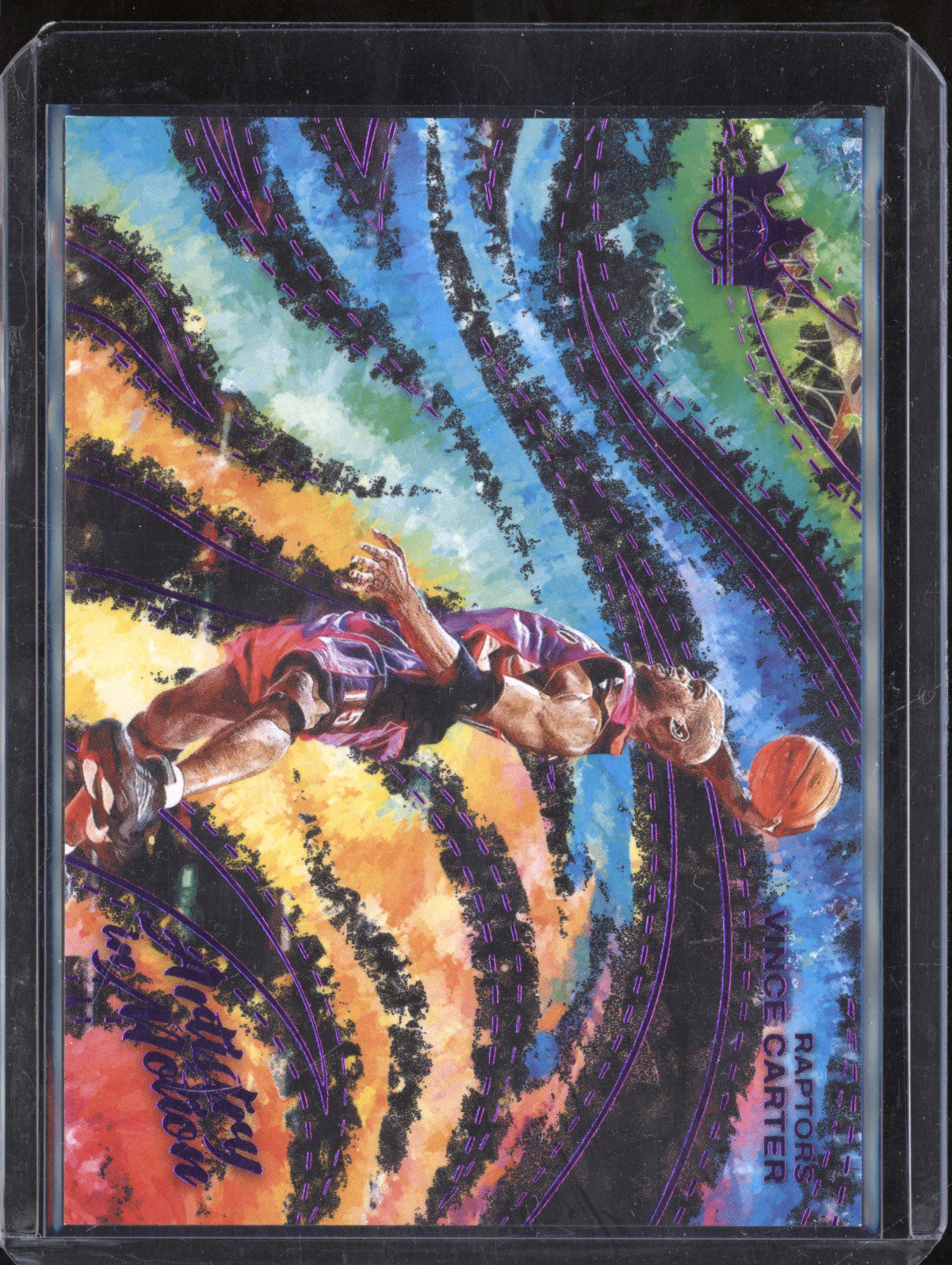 Vince Carter 2024-25 Panini Court Kings 25 Artistry in Motion Purple 4/15