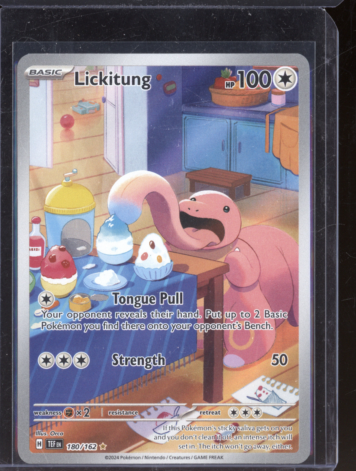 Lickitung 2024 Pokemon Temporal Forces 180/162 Illustration Rare