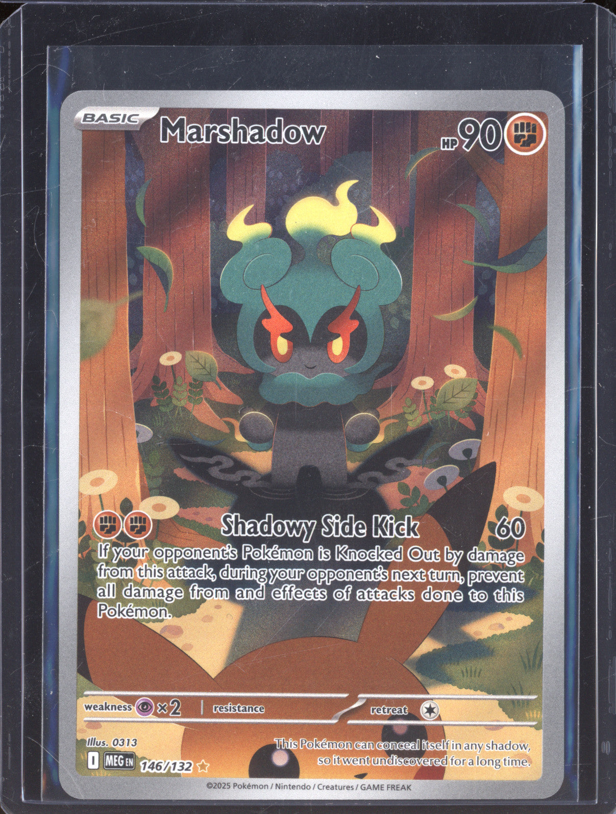 2025 Pokemon Mega Evolutions 146/132 Marshadow Illustration Rare