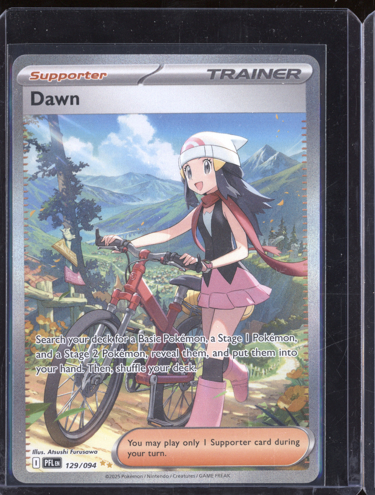 2025 Pokemon TCG Phantasmal Flames 129/094 Dawn Special Illustration Rare